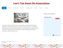 Tablet Screenshot of leestkdassociation.com